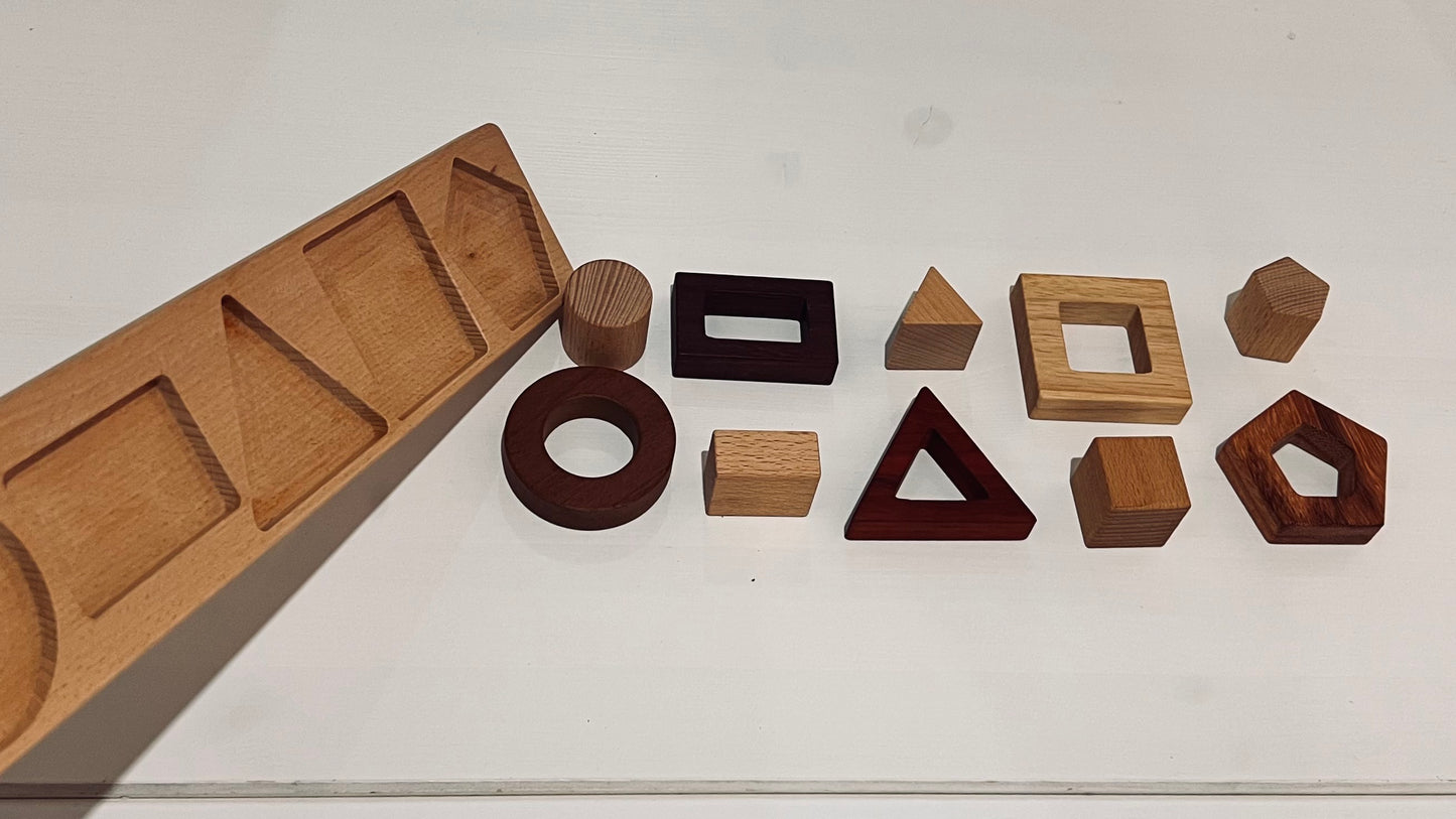 Wooden Geometric Shapes Puzzle