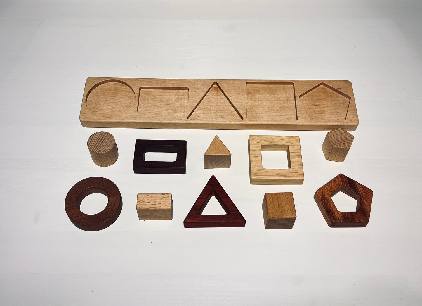 Wooden Geometric Shapes Puzzle