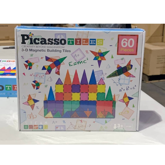 Picasso 3-D Magnetic Tiles • 60 Pieces