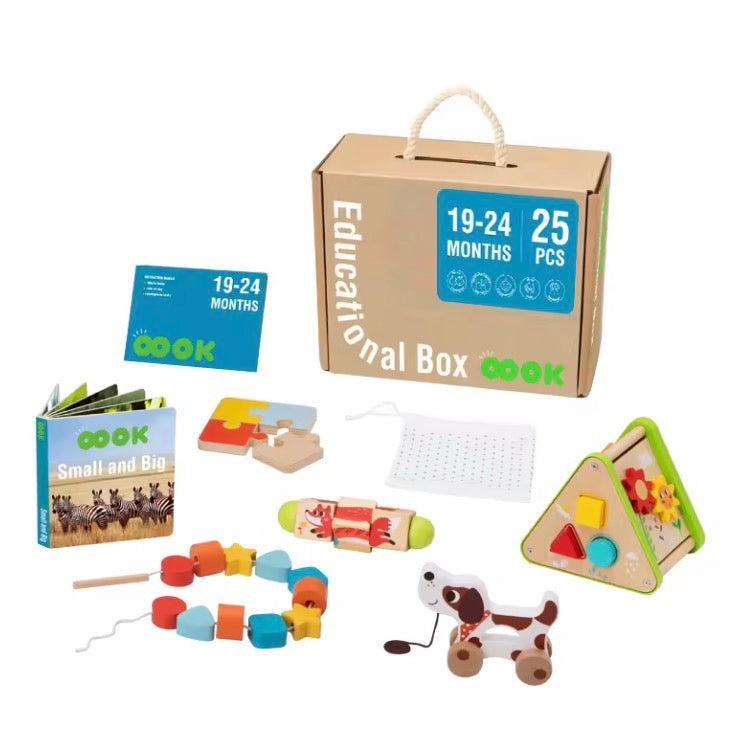 Tooky Toy toddler Montessori box • 19-24 months