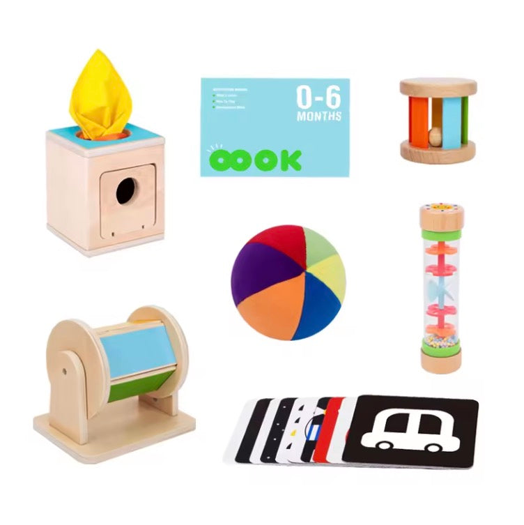 Tooky Toy toddler Montessori box • 0-6 months