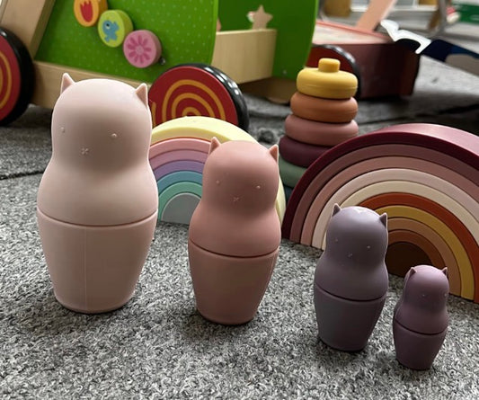Silicone Russian Doll Stacking Toy