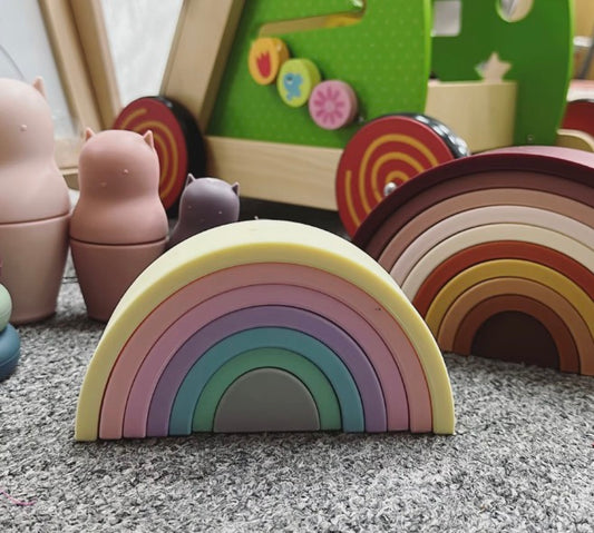 Montessori Rainbow Silicone Arches