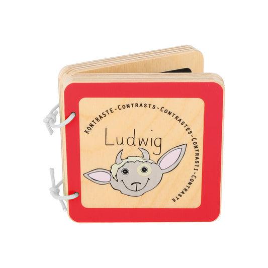 Libro para bebés"Ludwig"(Contrastes)