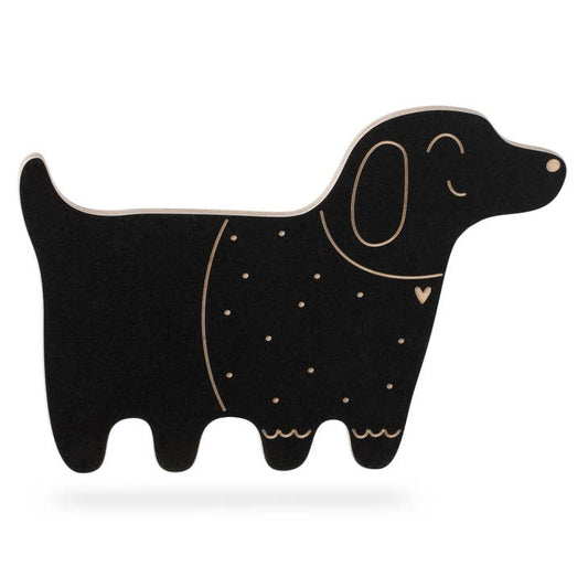 Dog | Animal shaped chalk board w/ Chalk