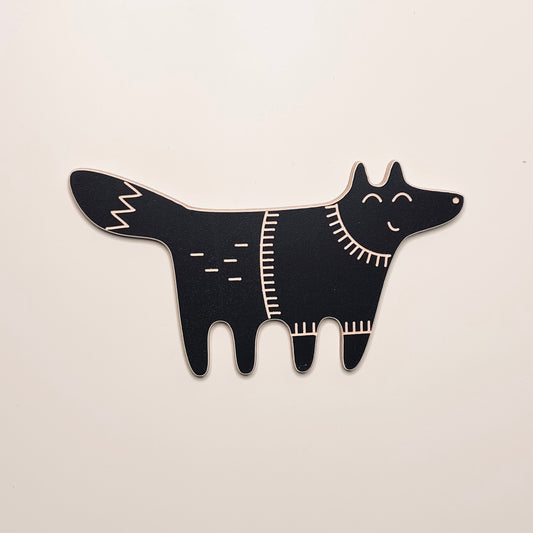 Little Fox | Animal shaped chalkboard